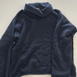 Free People 100% cashmere black sweater